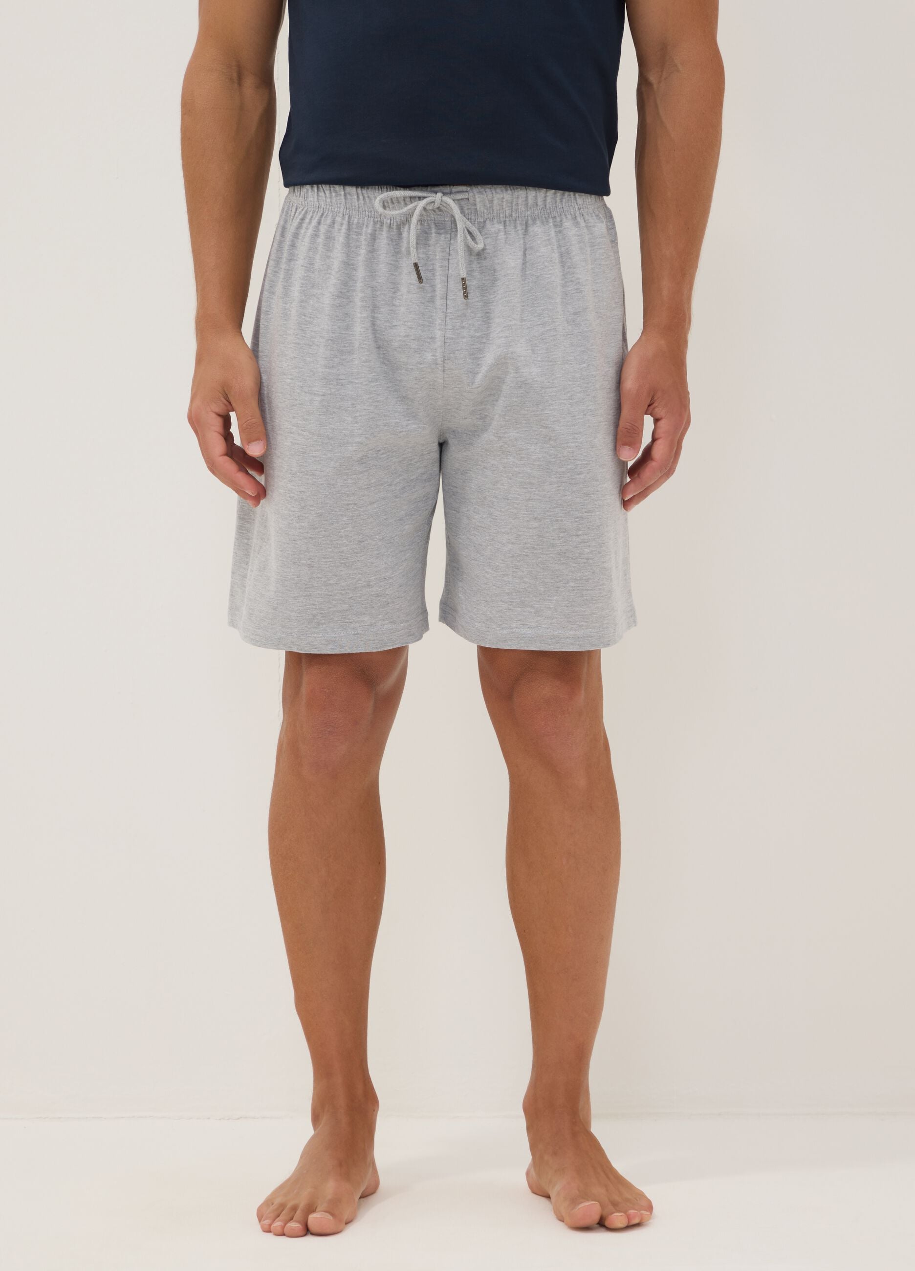 2-pack of multicolour organic cotton pyjama shorts