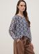 Multicoloured patterned blouse with long sleeves, regular fit_0