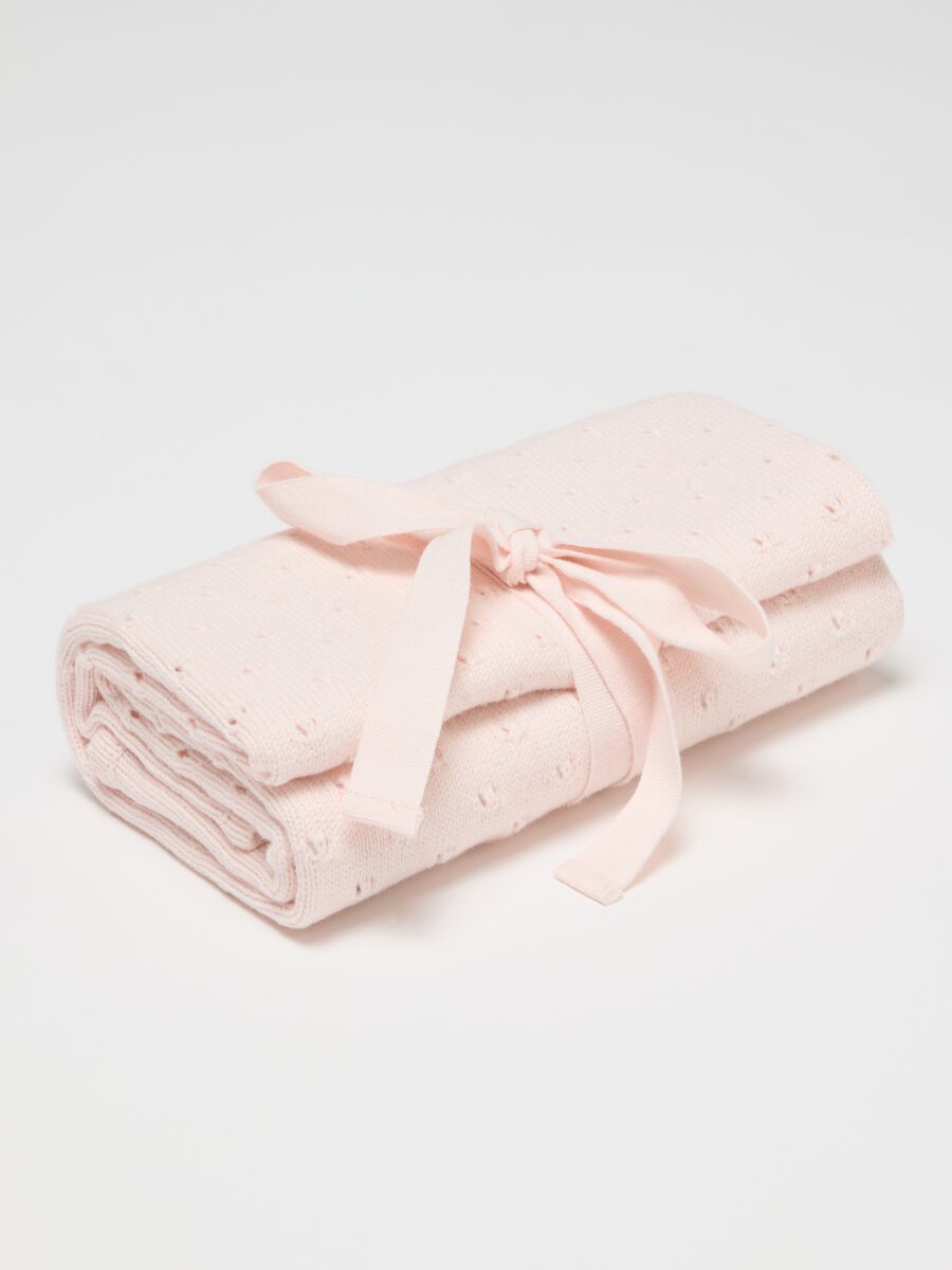 Newborn Pink Cotton Blanket_0