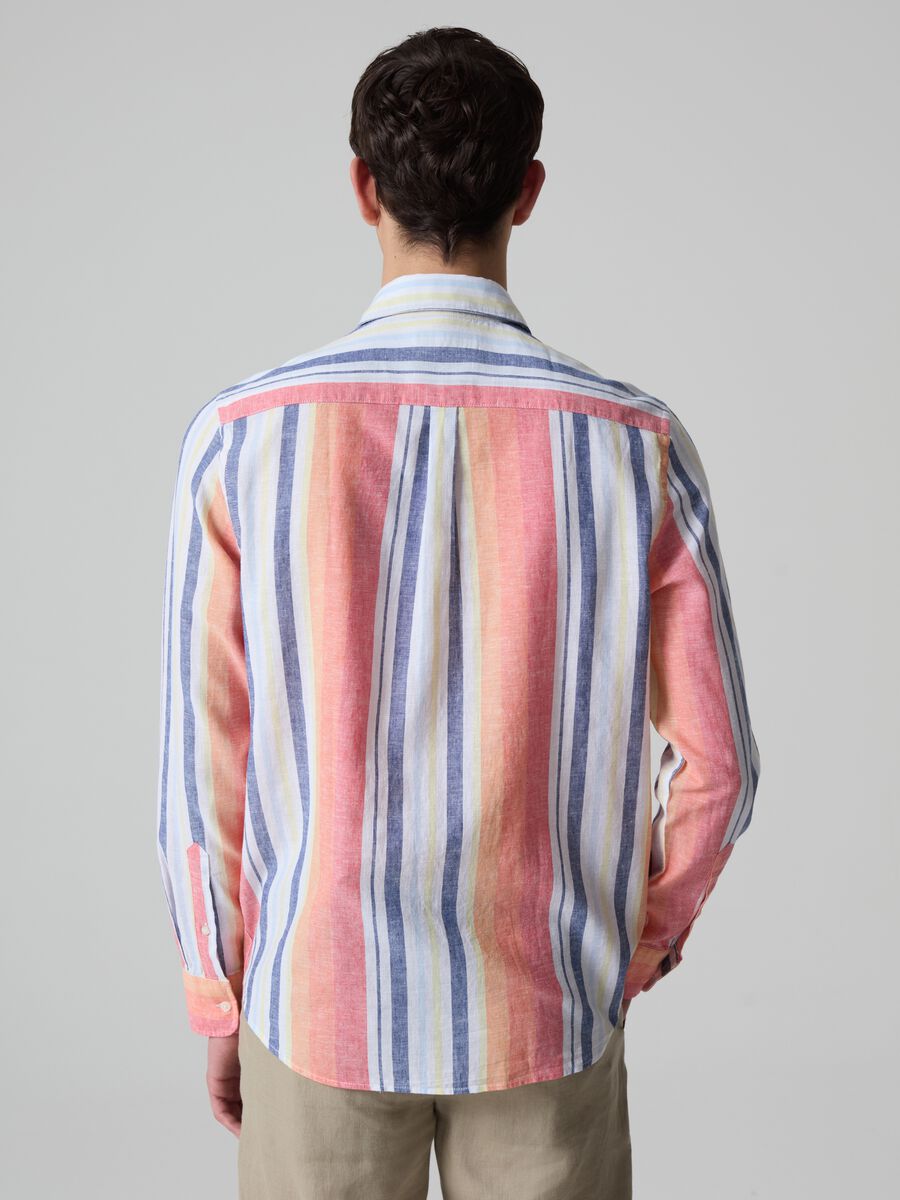 Regular-fit multicolor striped shirt_2