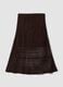 Brown cotton-blend crochet skirt_4