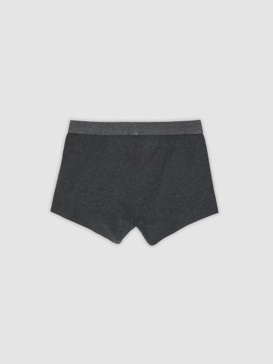 Pack of five multicolour stretch organic cotton boxer shorts_5