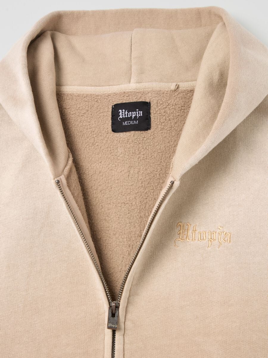 Sunfaded Zip Hoodie Vintage Sand_7
