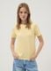 Yellow organic cotton short-sleeve T-shirt_2