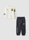 Blue and white pure cotton Batman tracksuit_0