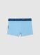 Boys' regular fit stretch cotton blue boxers with print_1
