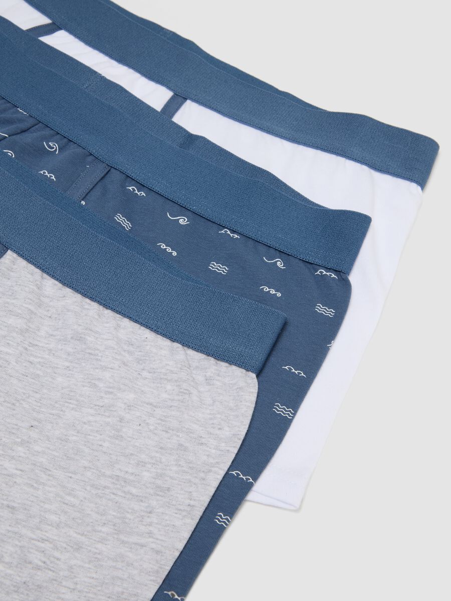 3er-Pack Regular-Fit-Boxershorts aus elastischer Baumwolle, multicolor_1