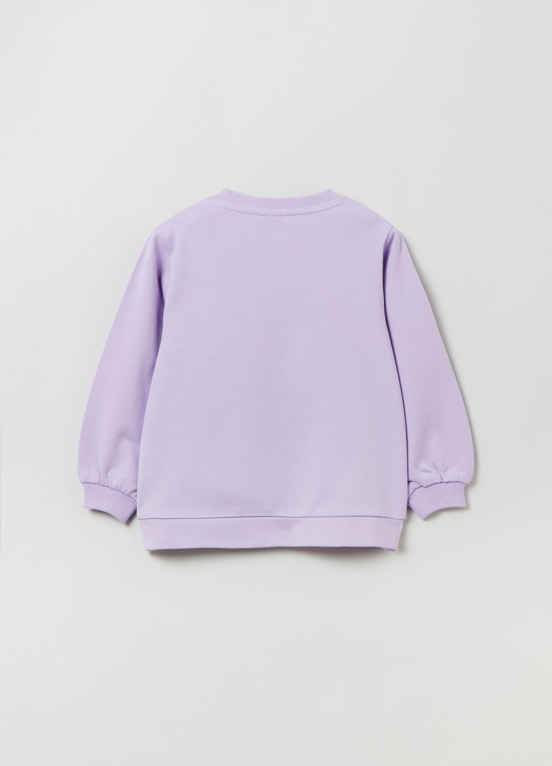 Sweatshirt with round neck in French terry_1