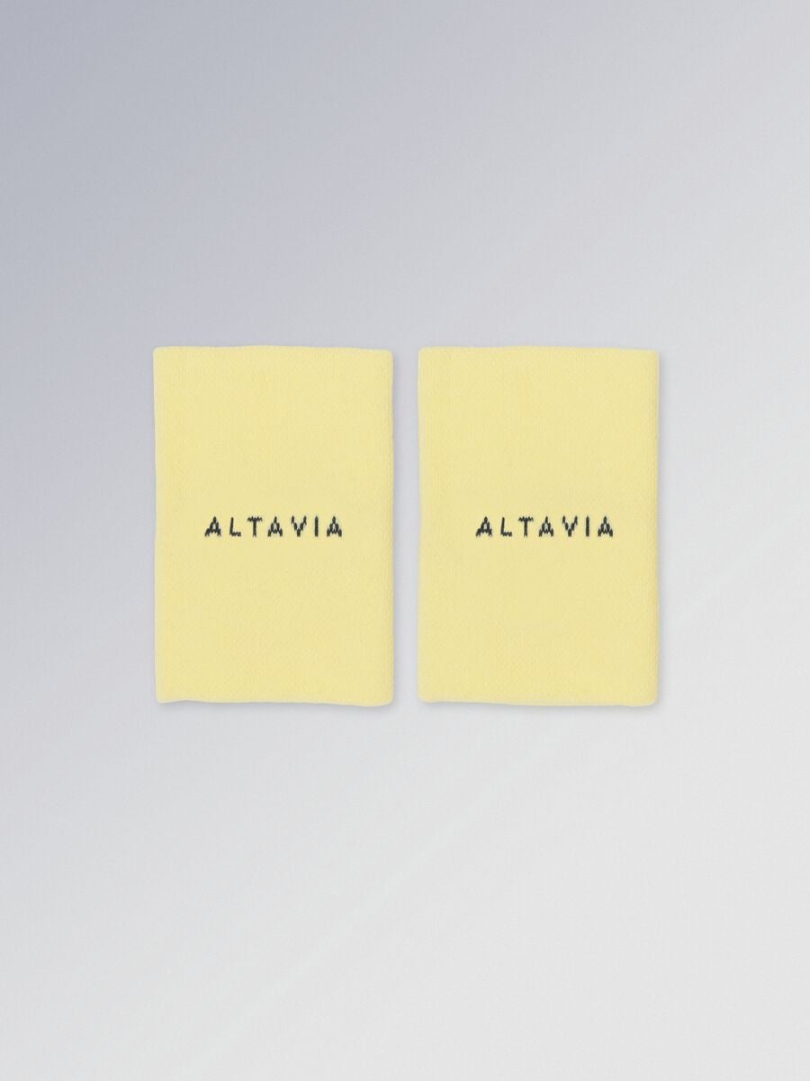 ALTAVIA COURT yellow stretch-cotton wristbands_0