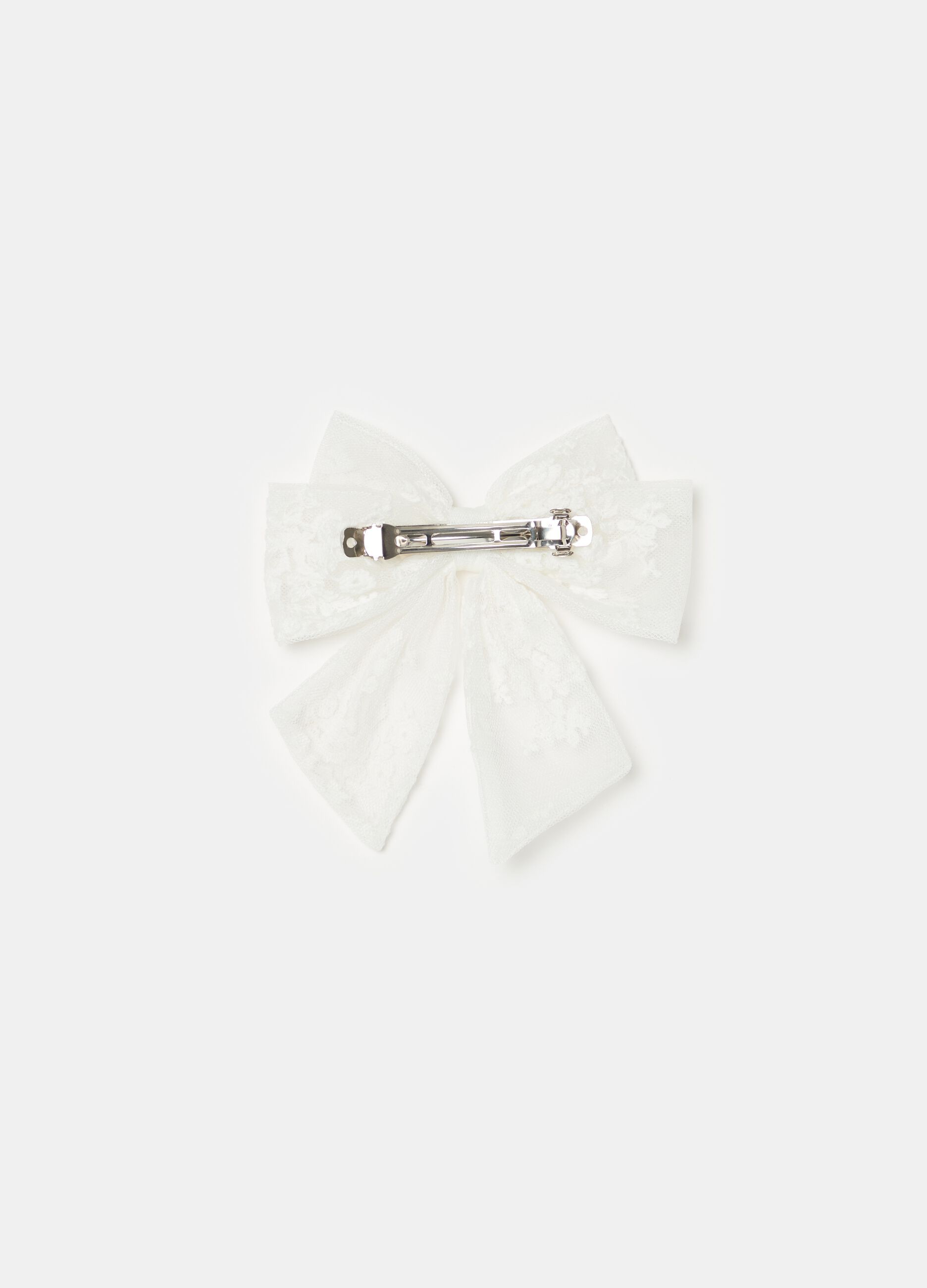 Bow clip in tulle