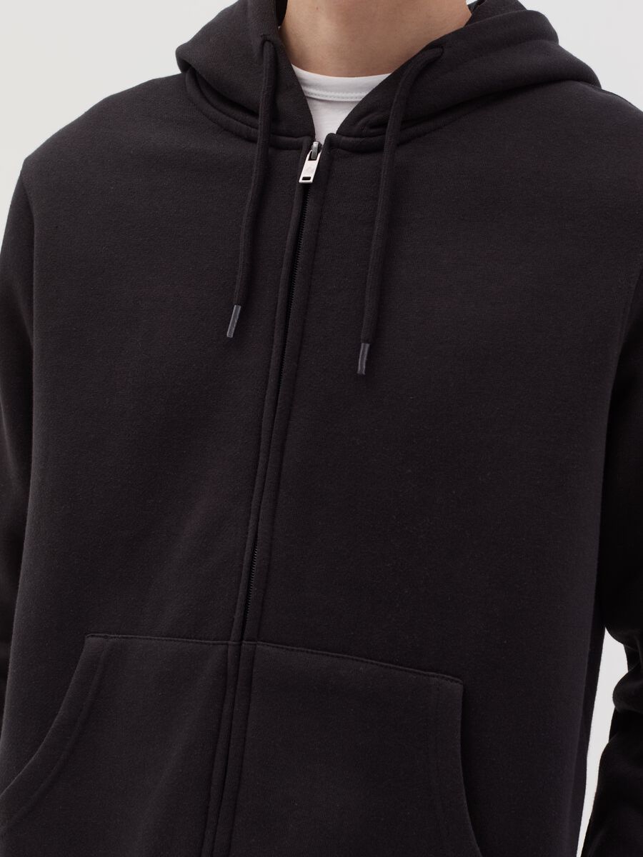 Full-zip plush hoodie_2