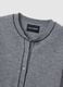 Grey pure wool regular fit cardigan_5