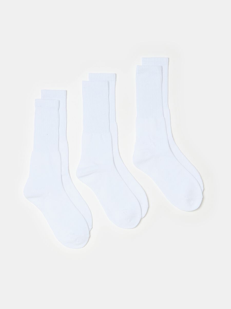 Three-pair pack midi tennis socks_2