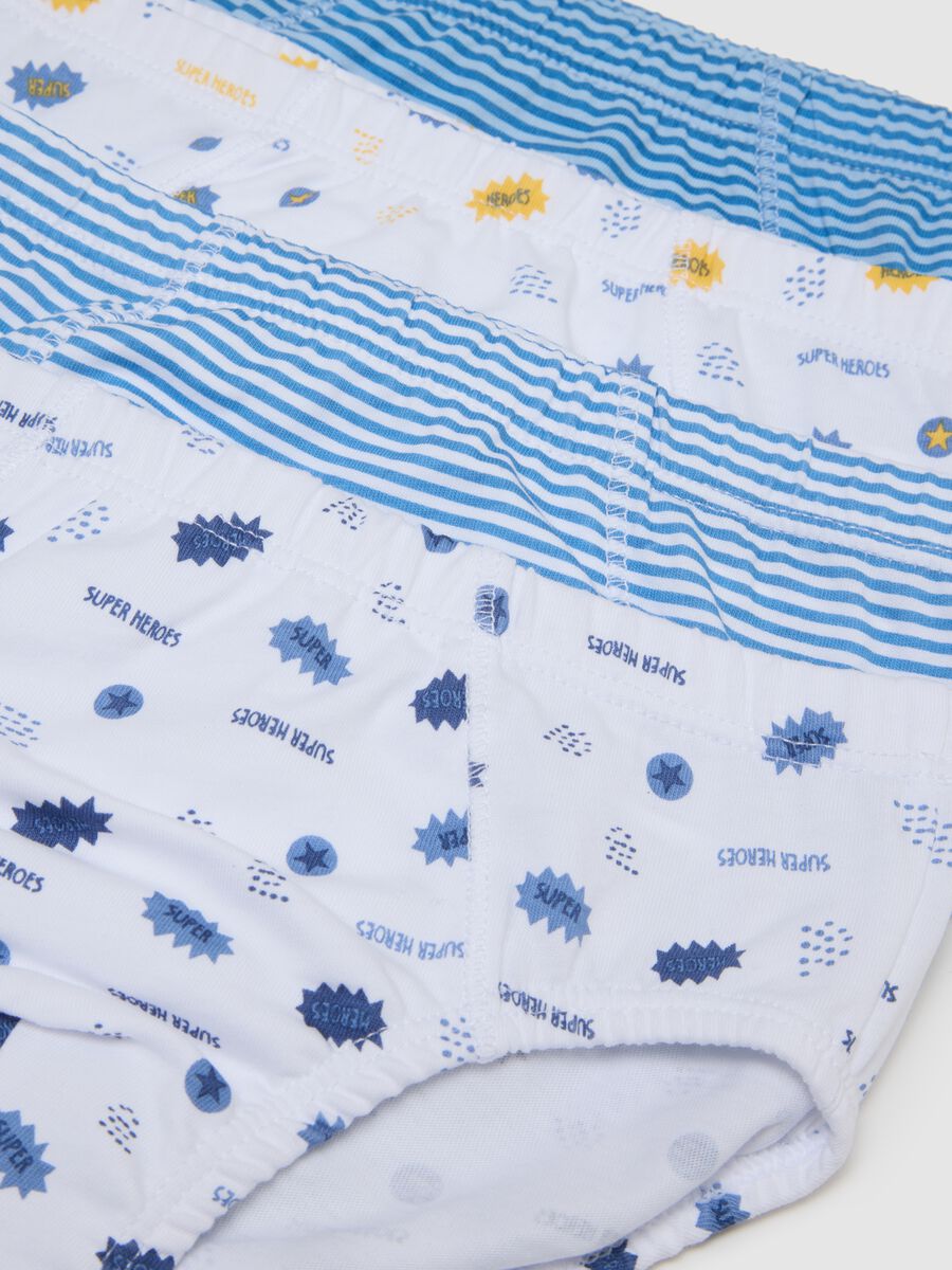 Children's multicolour multipack cotton briefs, regular fit_2