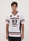 White sports T-shirt with Anaheim Ducks print_2