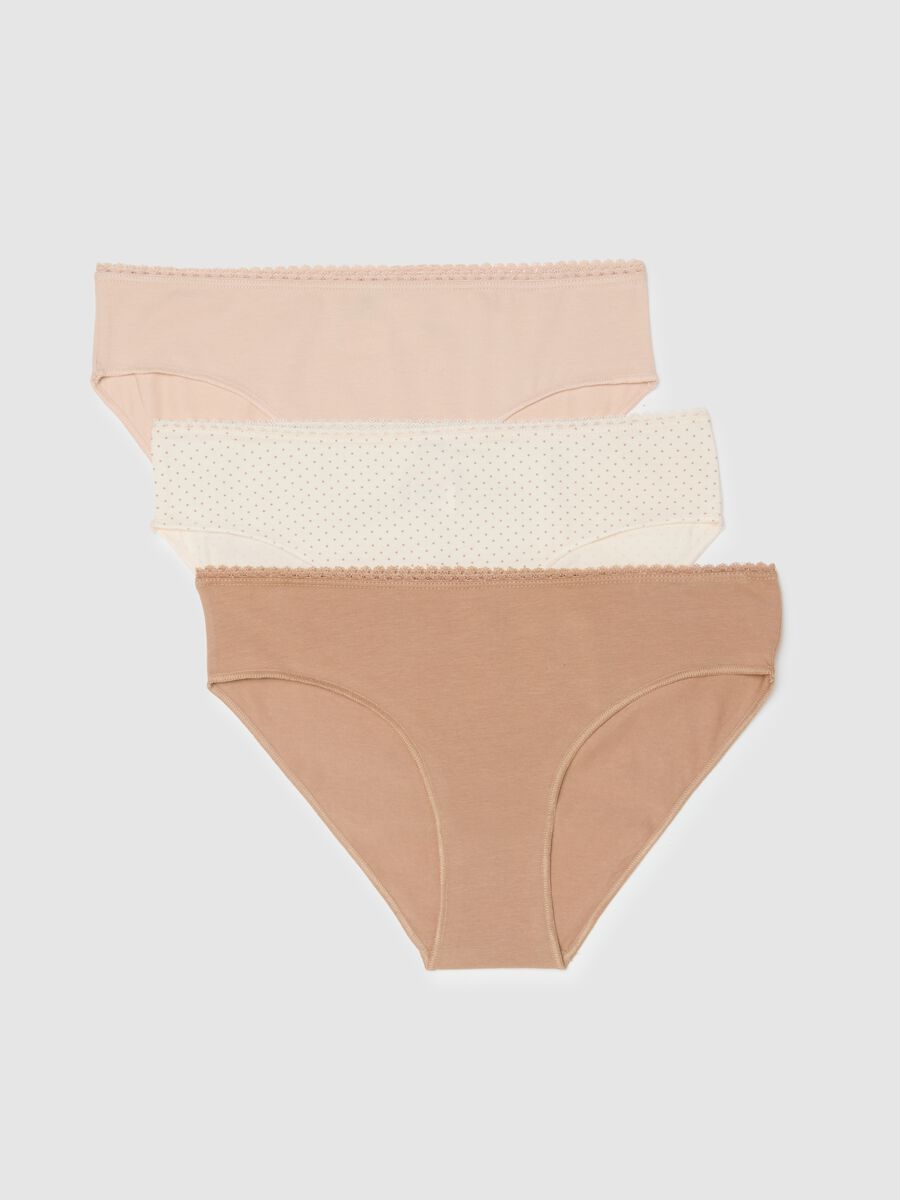 Tripack Slip aus dehnbarem mehrfarbigem Baumwollstoff regular fit_0