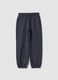 Pantaloni jogger grigi in puro cotone organico_0