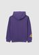 Boys' Oversized Cotton Blend Lakers Purple Hoodie_4