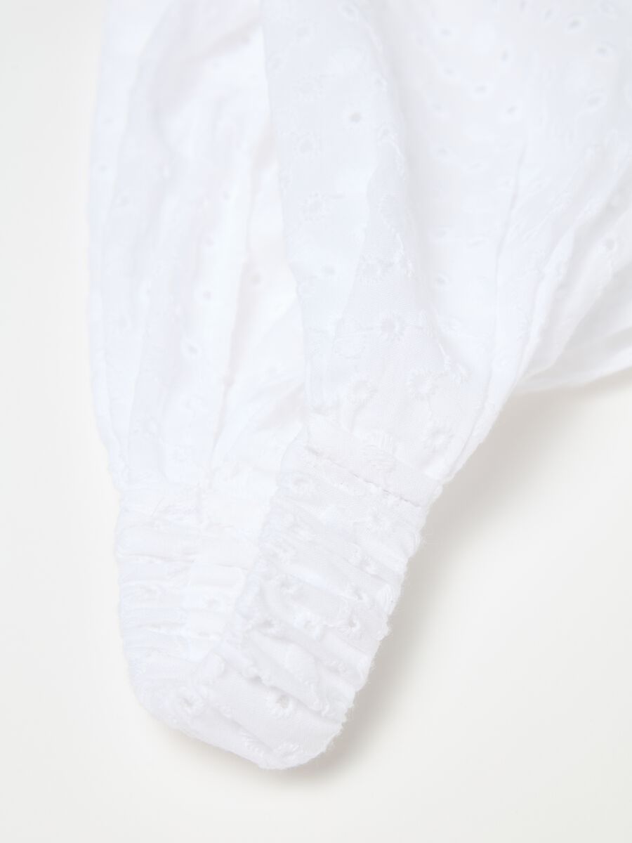 Bandana in broderie anglaise cotton_1