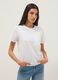 Wei&szlig;es Regular-Fit T-Shirt aus reiner Baumwolle mit bestickter Brusttasche_1