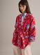 Oversized fit multicolour pure cotton kimono with floral embroidery_1