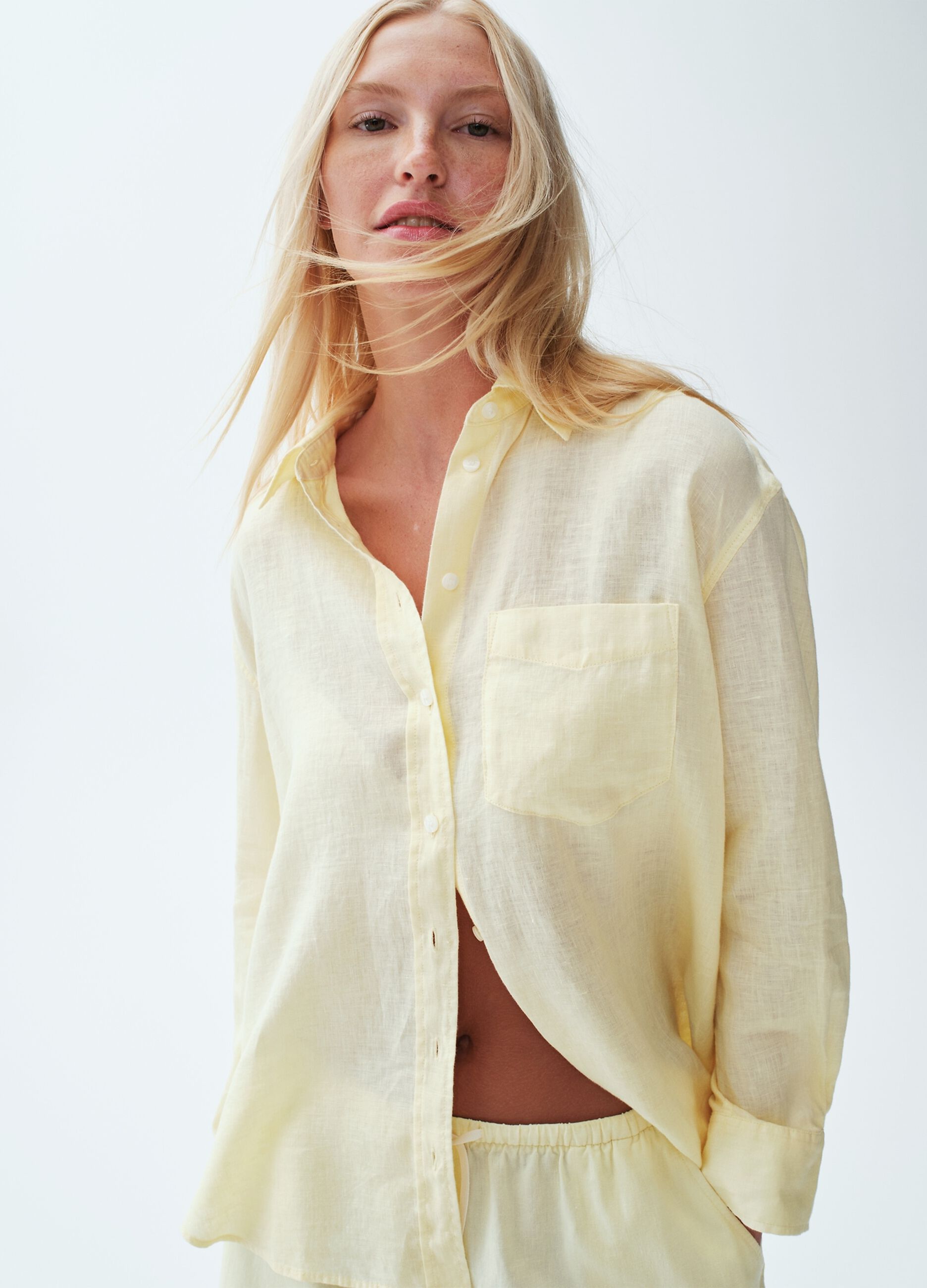 Pure linen shirt