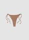 Mehrfarbig gestreifte Bikinihose aus Stretchmaterial_4