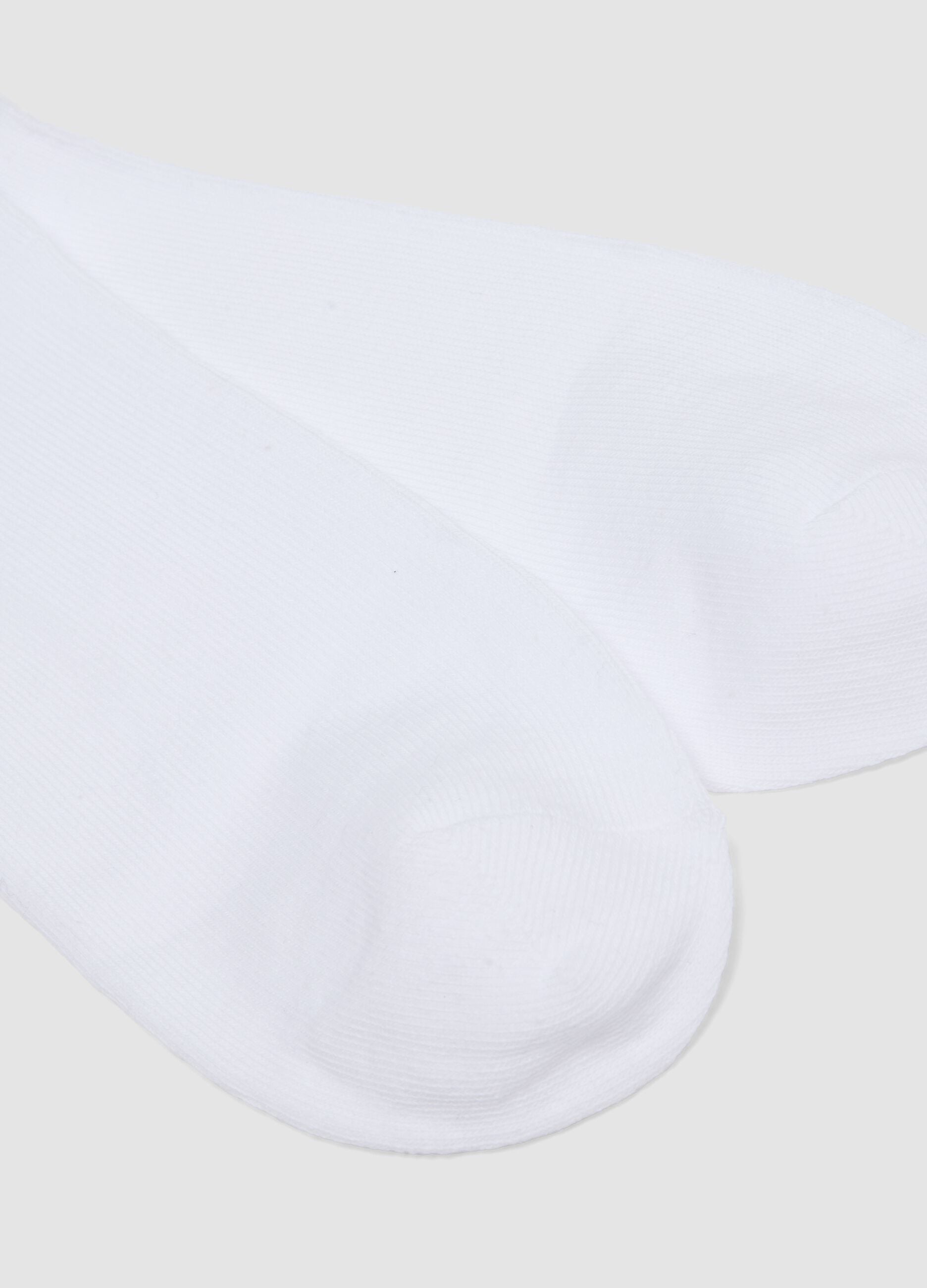 5er-Pack weisse Sportsocken aus Bio-Baumwolle