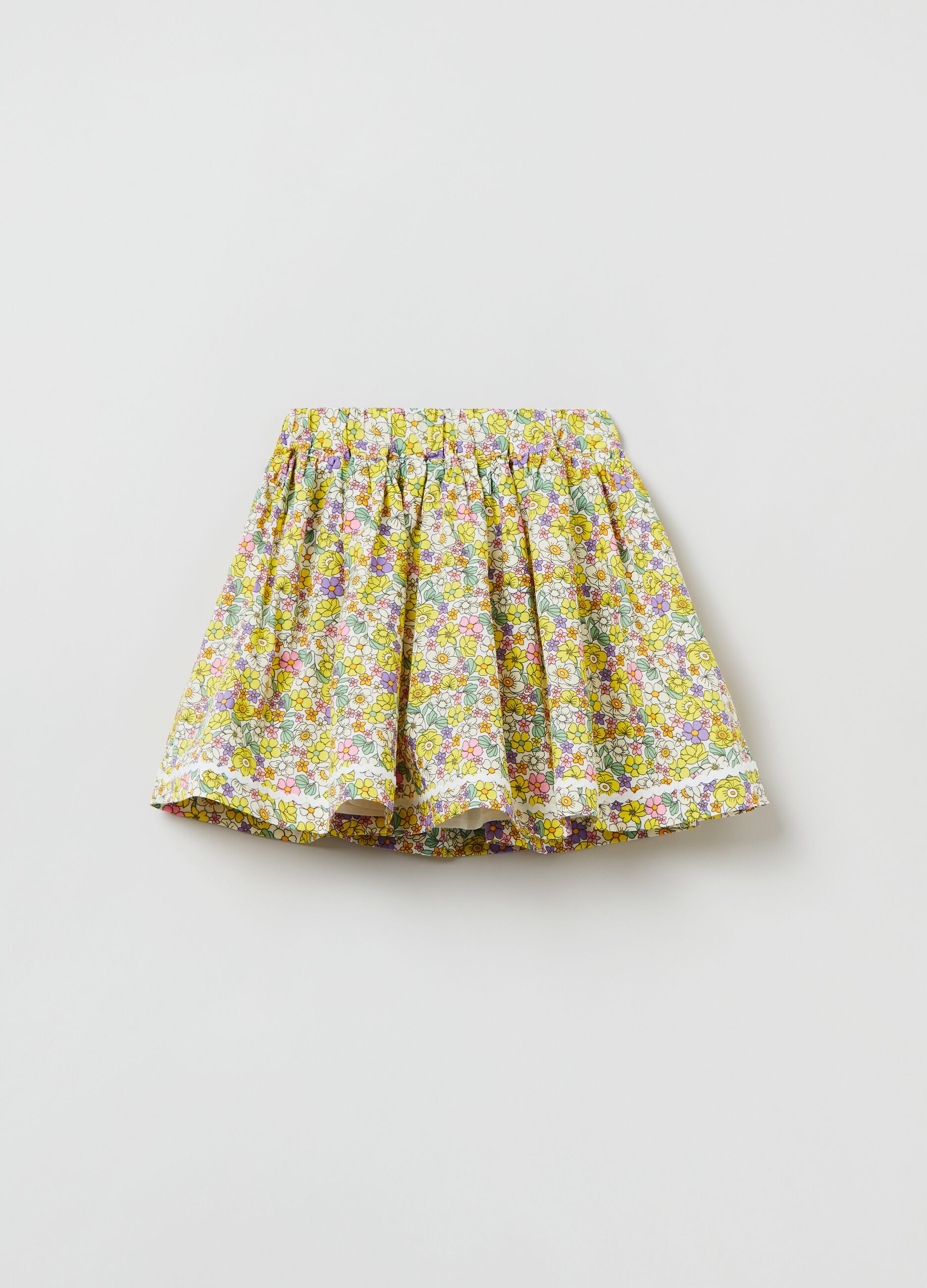 Skirt with floral print_1