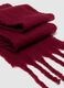 Red Scarf with Fringes_2