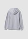 Grey hoodie in 100% organic cotton, regular fit, for boys_6
