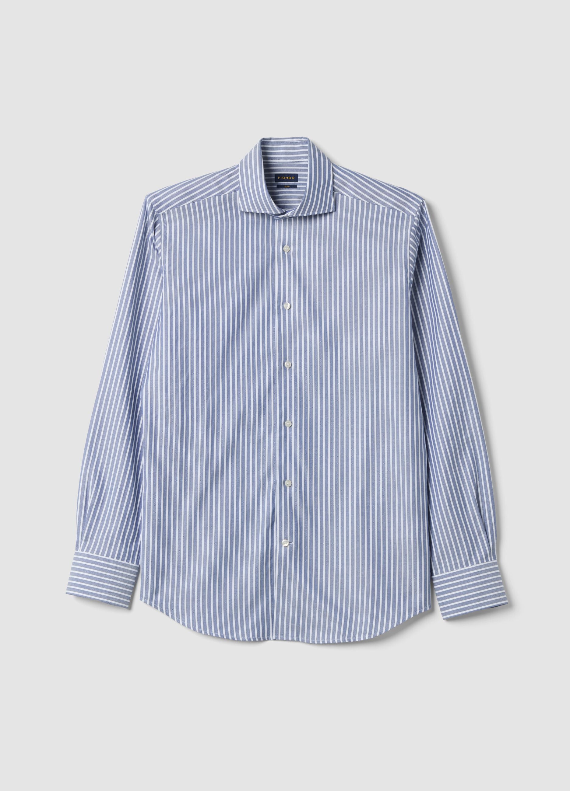 &Lambda;&epsilon;&upsilon;&kappa;ό oxford &pi;&omicron;&upsilon;&kappa;ά&mu;&iota;&sigma;&omicron; &alpha;&pi;ό 100% &beta;&alpha;&mu;&beta;ά&kappa;&iota; &mu;&epsilon; &rho;ί&gamma;&epsilon;&sigmaf;, slim fit