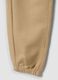 Beige organic cotton comfort-fit joggers for boys_3