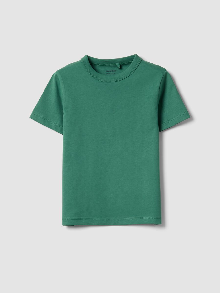 Kids&rsquo; green pure cotton oversized T-shirt_0