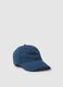 Pure cotton blue baseball cap_0
