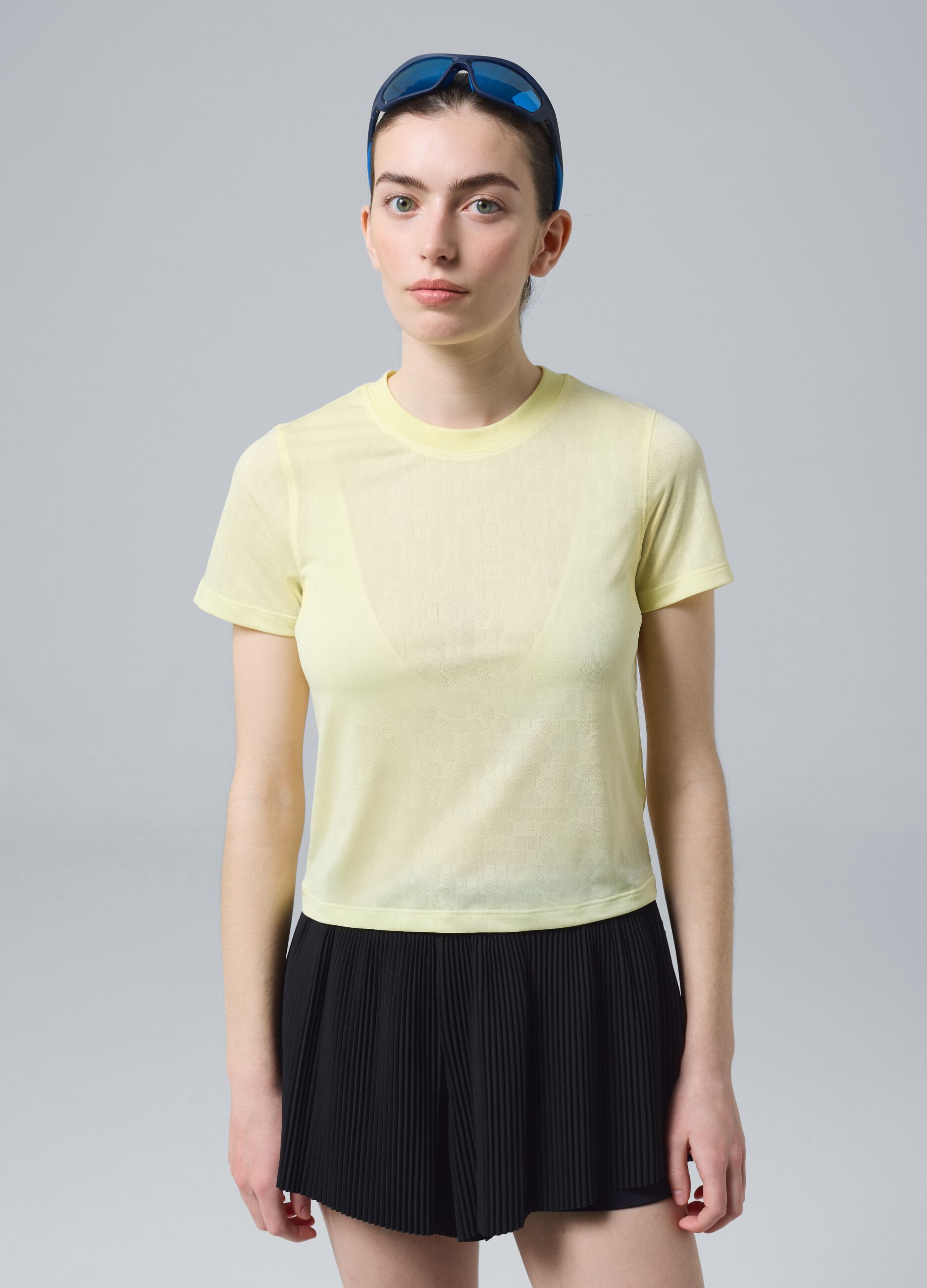 Gelbes technisches Sport-T-Shirt ALTAVIA COURT