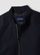 Blue regular-fit zip jacket_1
