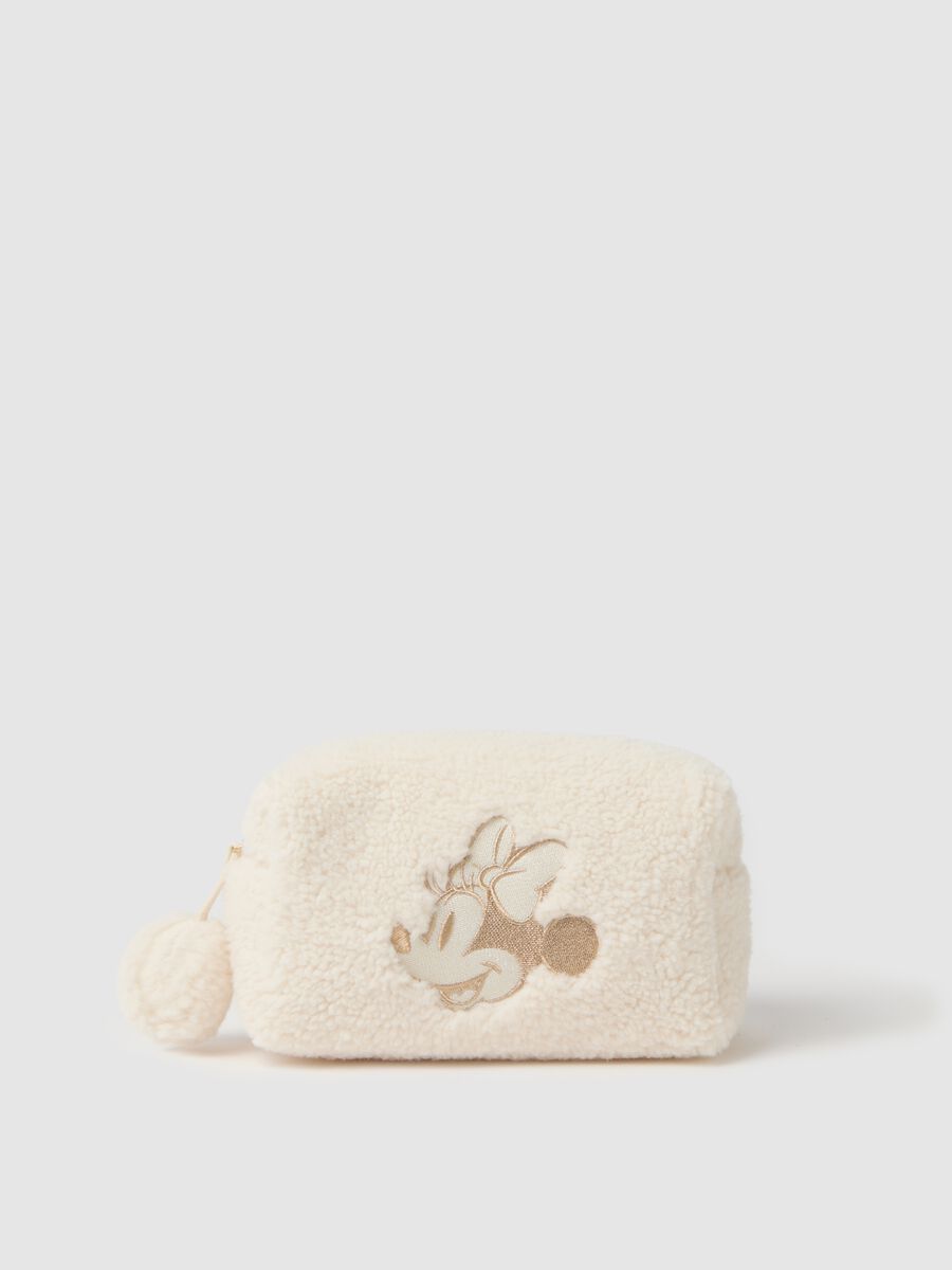 White beauty case with appliqué_0