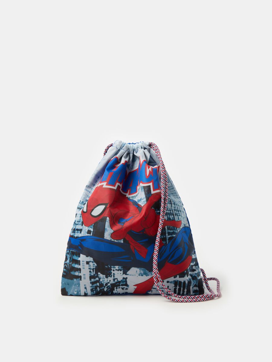 Mochila pequeña tipo saco estampado Spider-Man_0