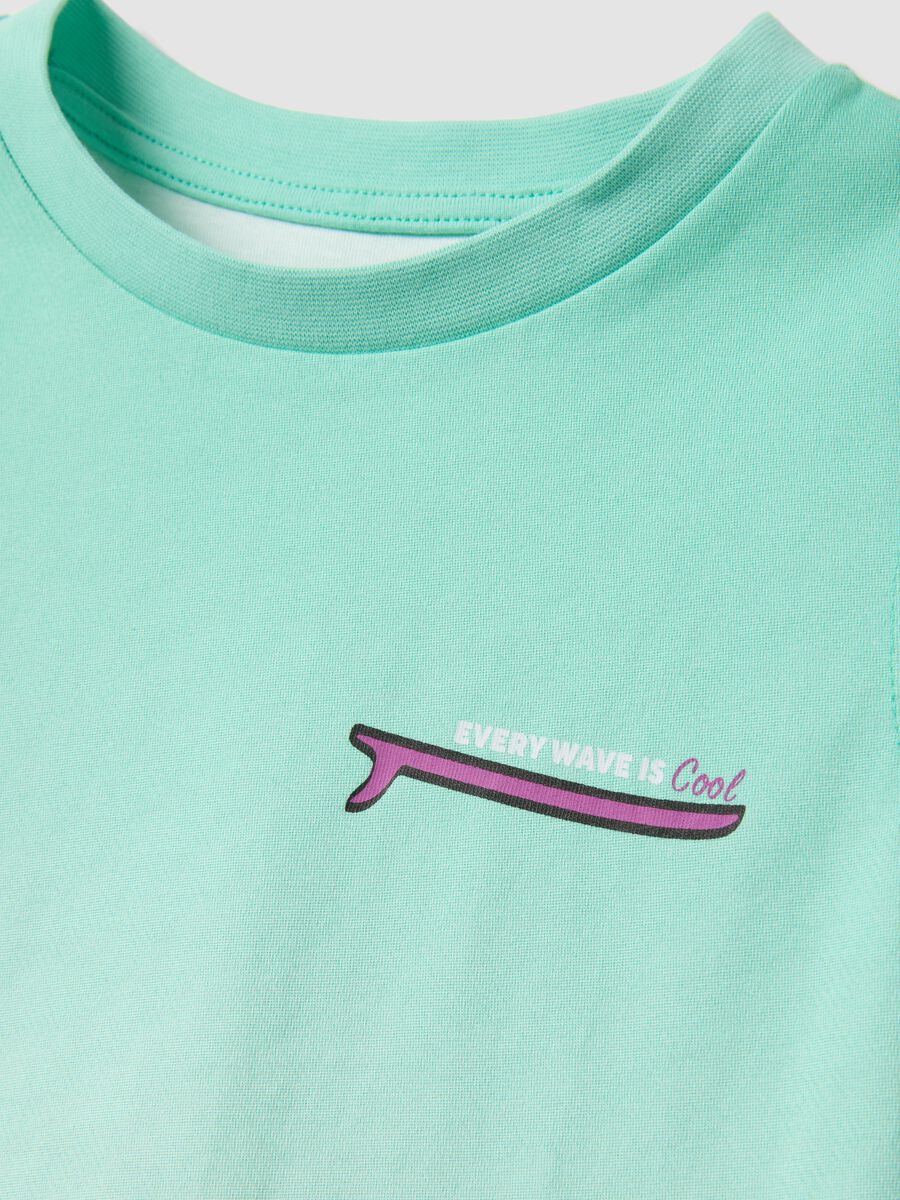 Green ombr&eacute; pure cotton vest top_2