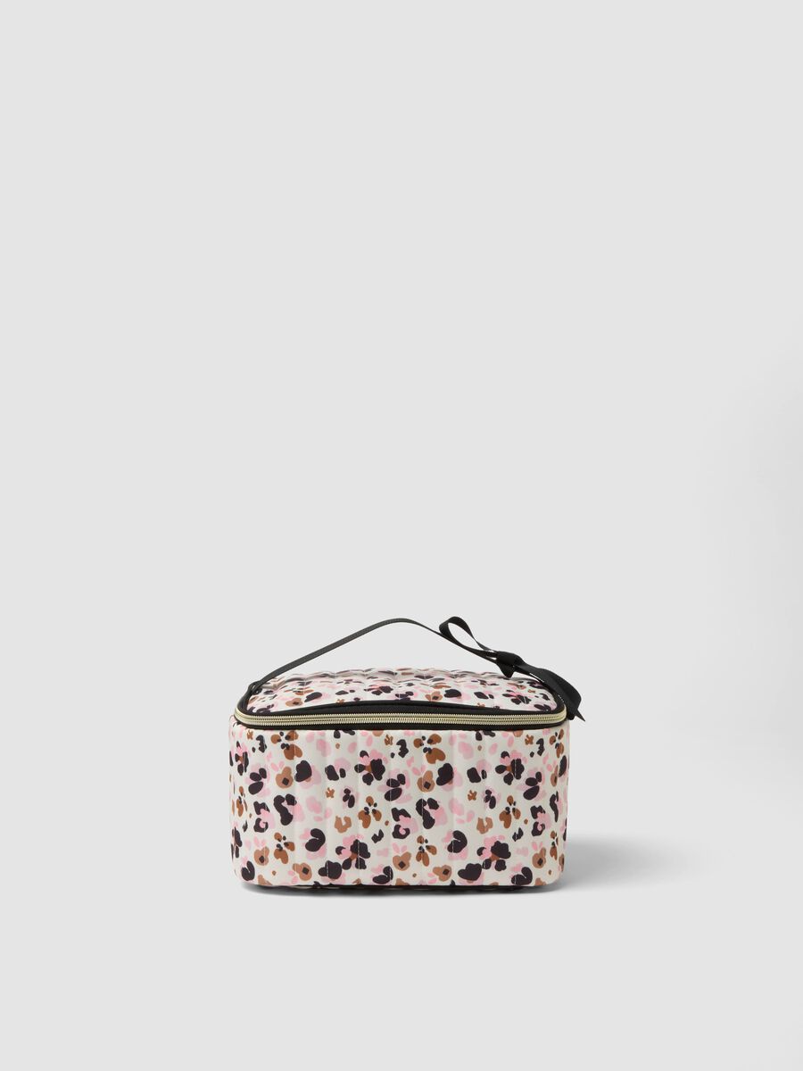 White animal-print beauty case_0