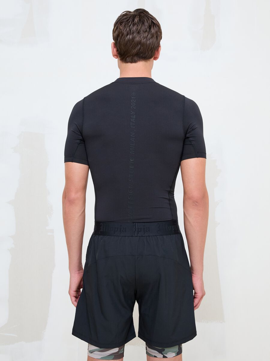 Fitted Technical T-shirt &ndash; Black_4