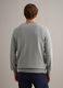 Grauer Pullover aus reiner Baumwolle Regular Fit_2