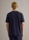 Blue relaxed fit crew neck t-shirt in stretch cotton_3