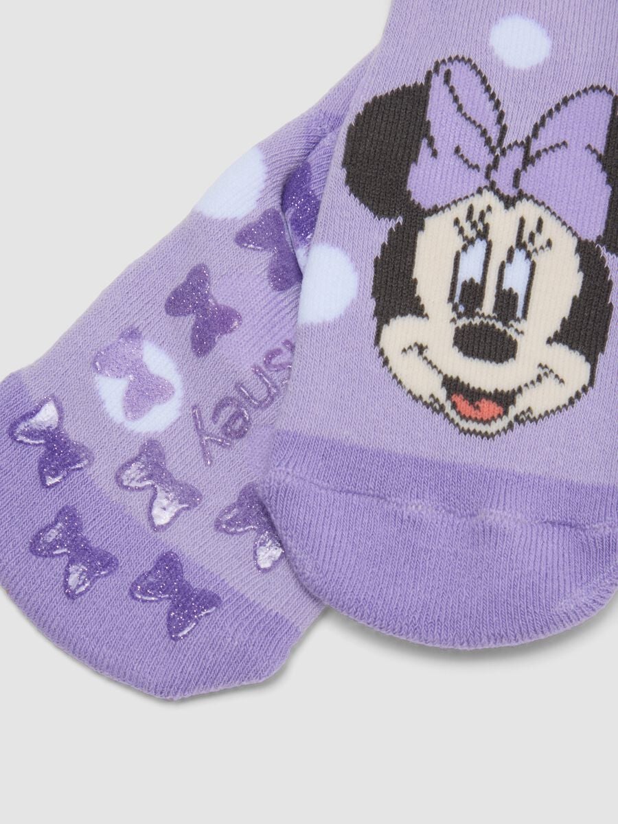 2er-Pack kurze Socken aus elastischer Bio-Baumwolle mit Minnie-Print_2
