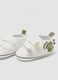 Scarpine bianche con dinosauro e chiusura a strappo_2