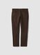 Brown denim jeans in stretch cotton, slim fit_4