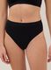 High-waisted briefs in black stretch fabric_1