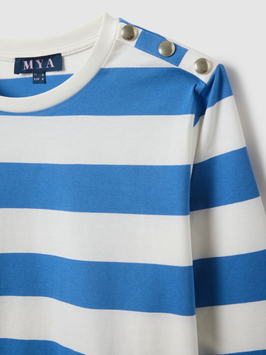 Regular Fit Multicolour Striped Pure Cotton Jumper_1