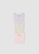 Multicoloured 3-pack of pure organic cotton bodysuits for baby girls_2
